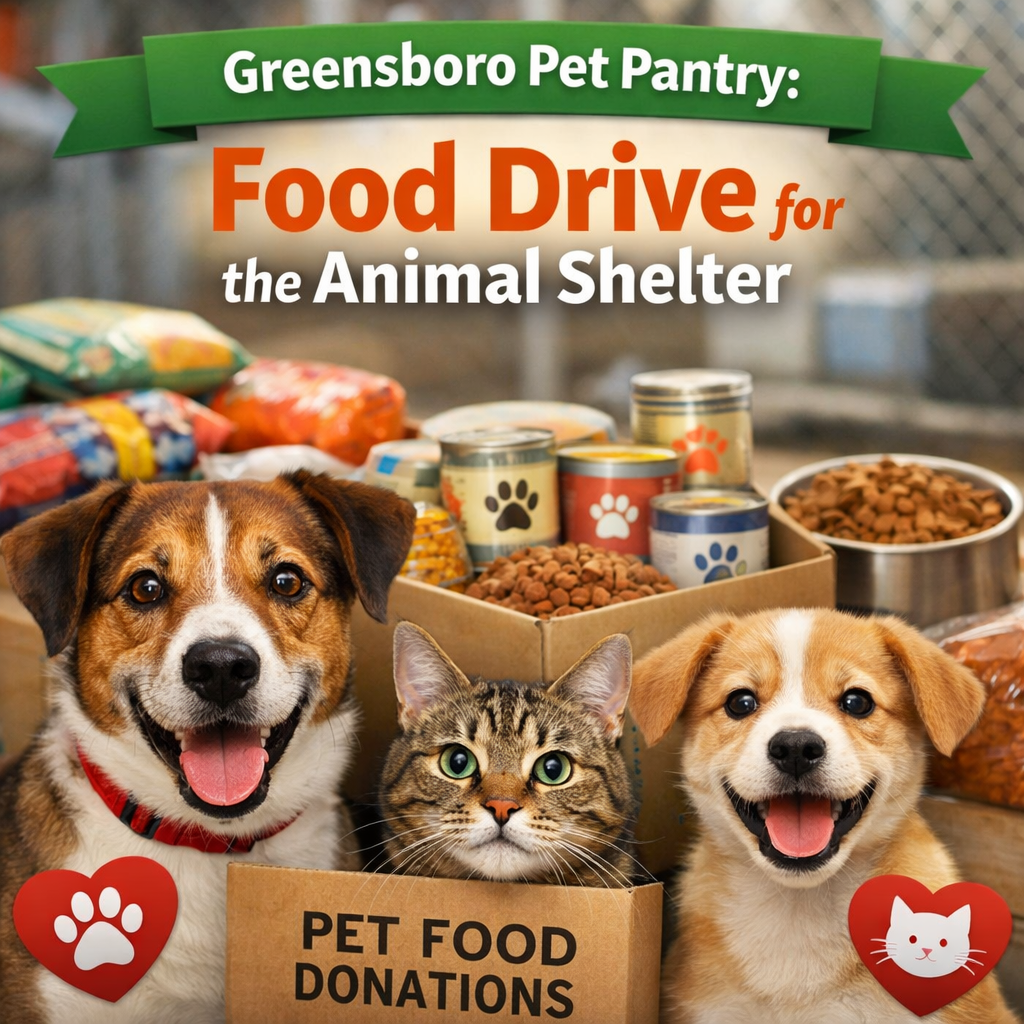 Help Feed Greensboro’s Shelter Pets